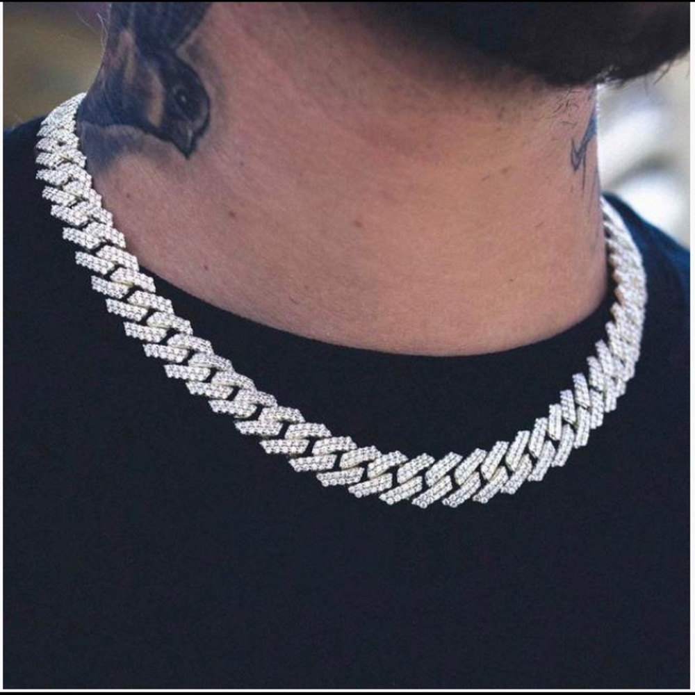 Diamond Prong Link Choker